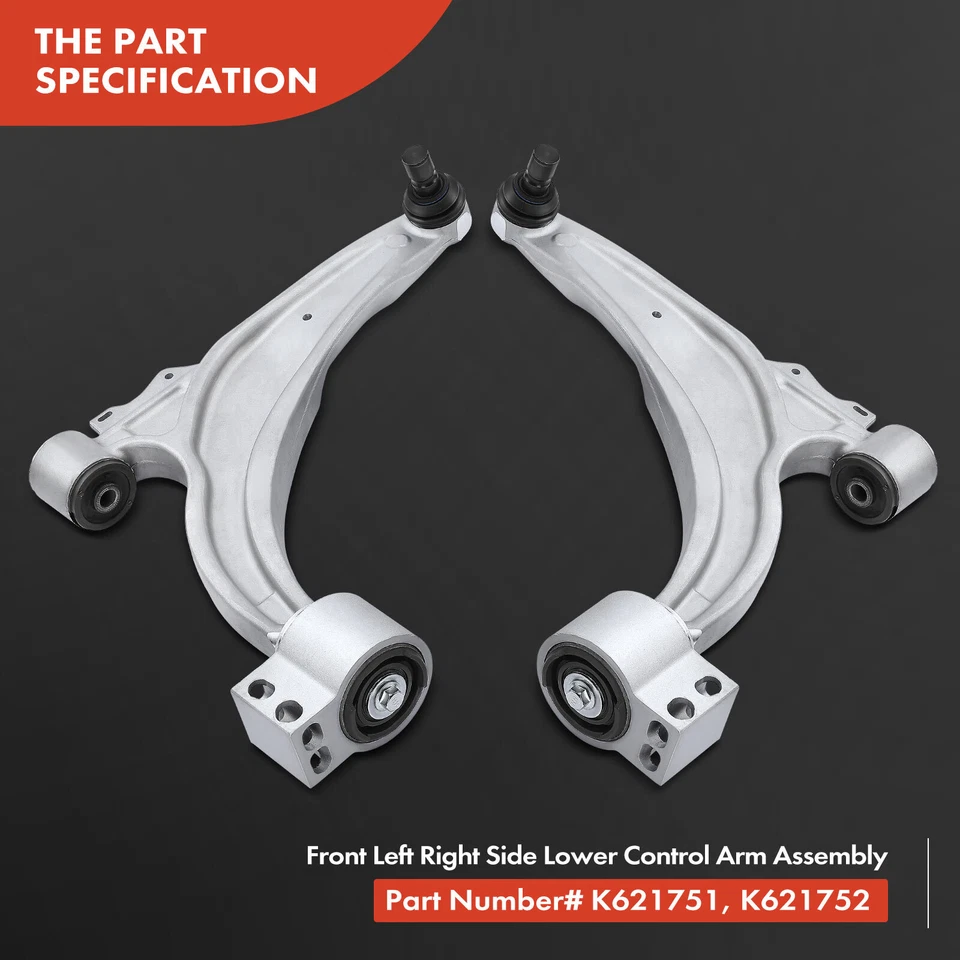 6x Front Control Arm Sway Bar Link Tie Rod End for Chevrolet Cruze Limited Volt - Image 4 of 4