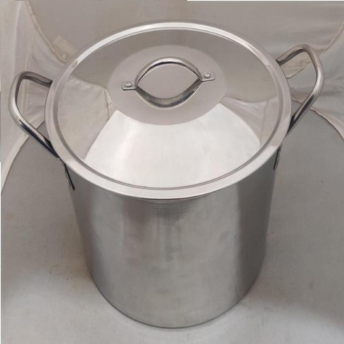 Pentola Stock Acciaio Inox 8 Quart Con Coperchio Pentole Durevoli Nuova Zuppiera Stufati Pasta - Foto 4 di 7
