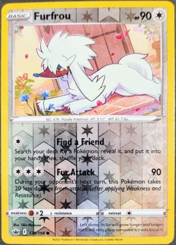 Pokémon TCG | Furfrou | Chilling Reign #126 | Reverse Holo - Picture 1 of 1