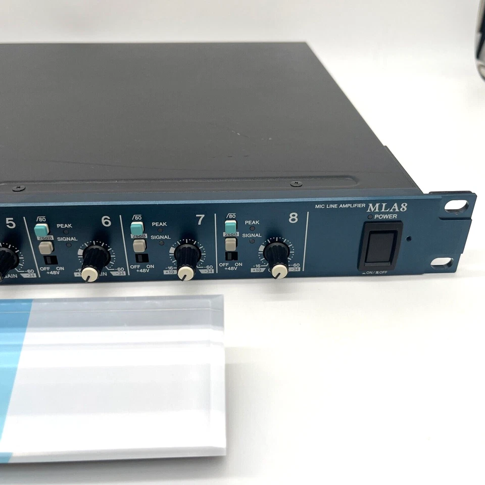 YAMAHA MLA8 8ch Mikrofon Vorverstärker Pro Audio Equipment Gebraucht Getestet - Bild 4 von 4