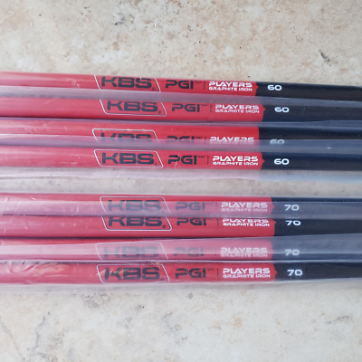 KBS Tour Graphite PGI 70 R+ (fers 4-PW + SW) – Shafts Neufs Non Coupés 0.355