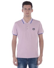 Kenzo Poloshirt Shirt TIGER Baumwolle Herren Rosa 4BA5PO001 33 Gr. XXL