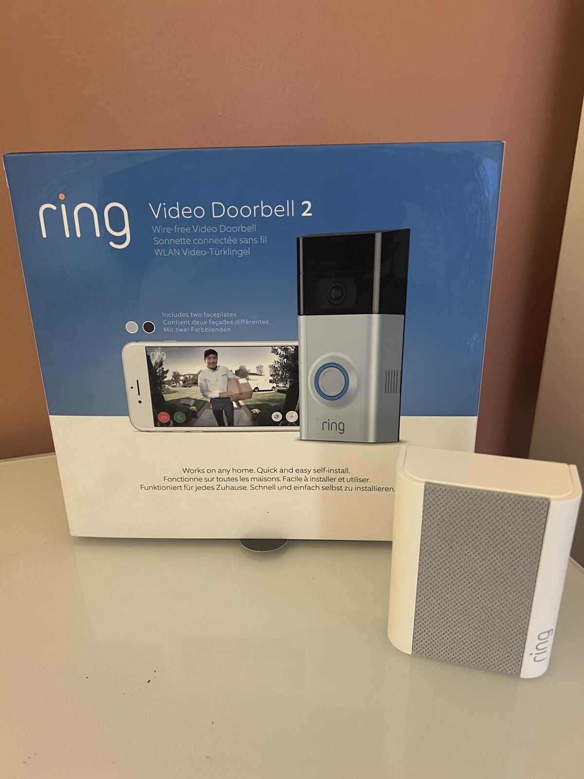 Ring Video Doorbell (2nd Gen) & Chime 2 (8VRDP70EU0) Used 840080525501 eBay