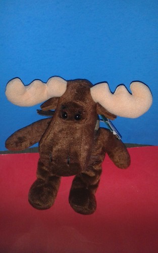 Cabela's Brown MORTY Brown Moose Bean Bag Plush 7" NWT - Picture 5 of 5