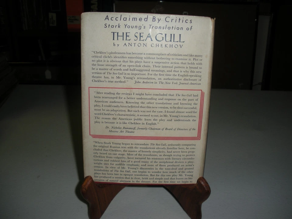The Sea Gull by Anton Chekhov HC/DJ First Ed. Scribner "A" Good Condition 1939 - Image 2 of 4