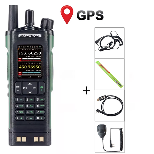 Baofeng DM-32 10W Multi band DMR Digital Walkie Talkie GPS Type-C Two Way Radio - Afbeelding 27 van 33