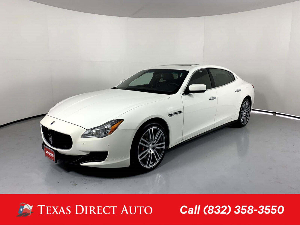 2016 Maserati Quattroporte S Texas Direct Auto 2016 S Used Turbo 3L V6 24V Automatic RWD Premium