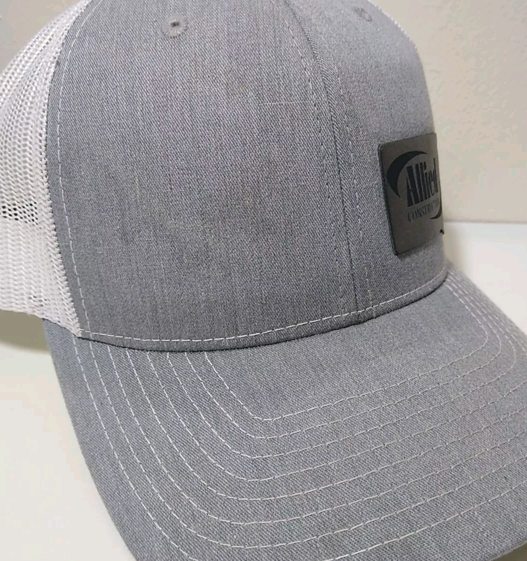 Allied Construction Gray Logo Patch Adjustable  H… - image 6