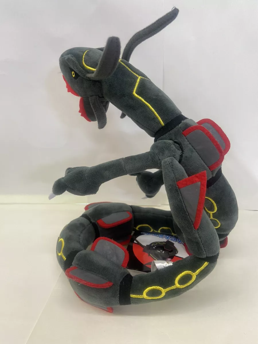 POKÉMON CENTER -Rayquaza- Gray Dragon 30” Long POSEABLE FLEXIBLE PLUSH