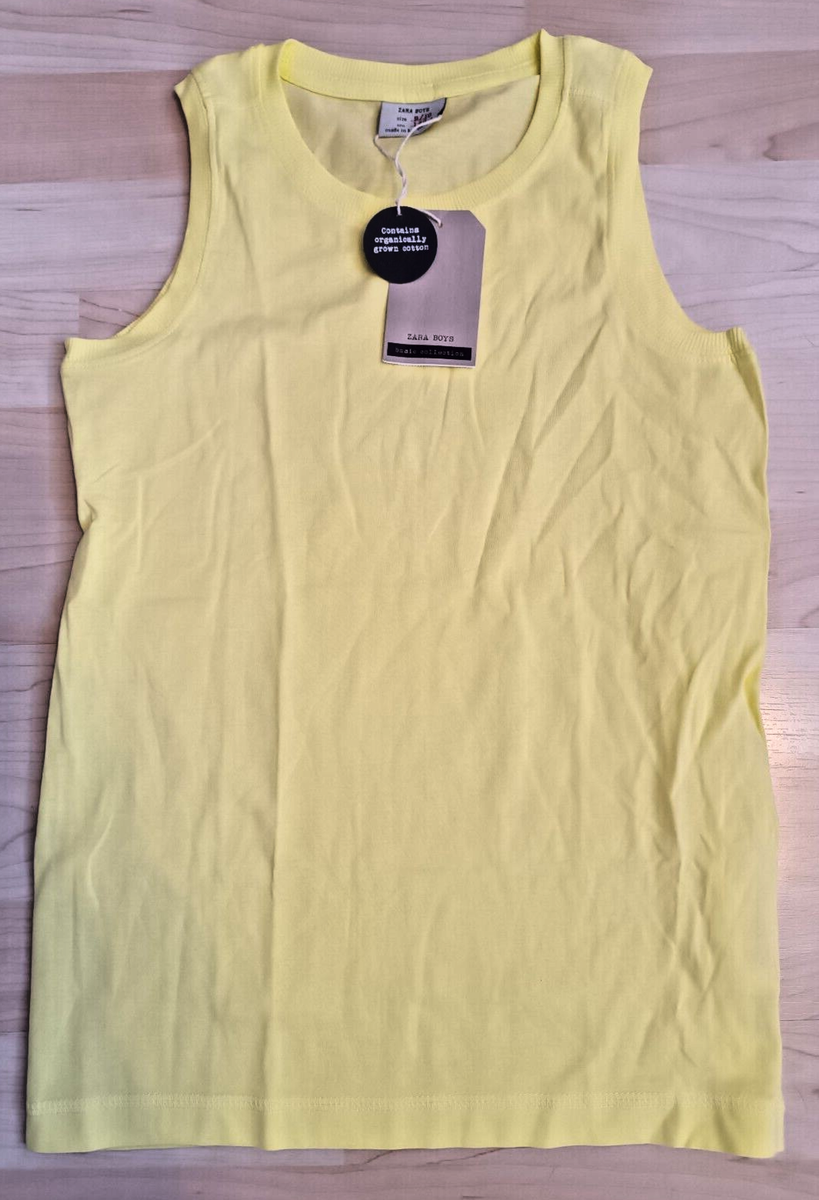 ZARA Boys Summer T-Shirt Tank Top Sleeveless 140 9-10 Y. New