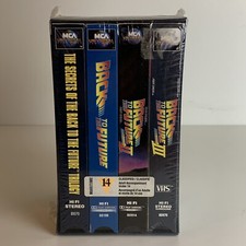 Back To The Future Trilogy Limited Edition Boxed Set VHS 4th Tape BRAND NEW