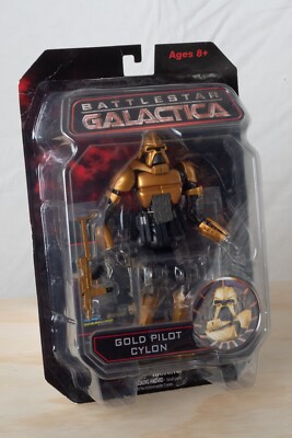 Diamond Select Toys: Battlestar Galactica Actionfigur ''Gold Pilot Cylon''