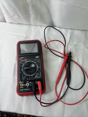 Cen-Tech 11, 61593 Functional Digital Multimeter, With Protective Case, Tested