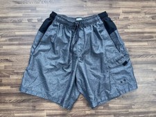 Speedo Board Shorts Trunks Gray/Black Men's Size L Large