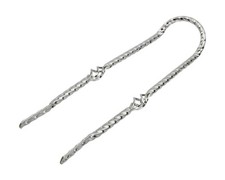 F R LOWRIDER SQUARE TWISTED CAGE SHORT BACK CHROME SISSYBAR CHOPPER/CRUISER BIKE