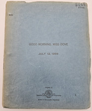 GOOD MORNING, MISS DOVE / Eleanore Griffin 1955 Screenplay, Jennifer Jones film