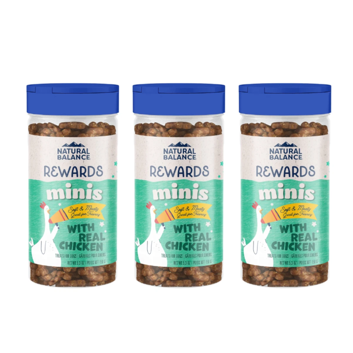 Natural Balance Diets Mini Rewards Dog Treats Chicken 5.3oz 3