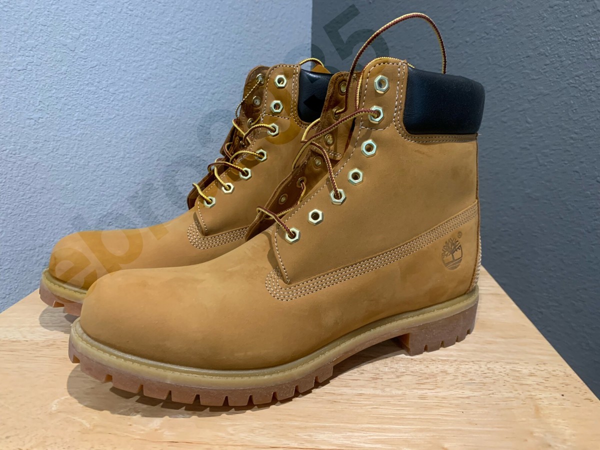 Men's Size 12 NEW Timberland Premium 6-inch Boot in Iconic Wheat
