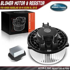 Front HVAC Blower Motor & Resistor Kit for Honda Ridgeline 06-07 Acura RL 05-12