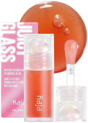 KAJA Juicy Glass Lip Oil Gloss [#03 APRICOT ALLURE] High Shine *UK SELLER*