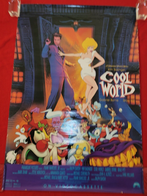 COOL WORLD vhs store Promo Art Poster Vintage 1992 27