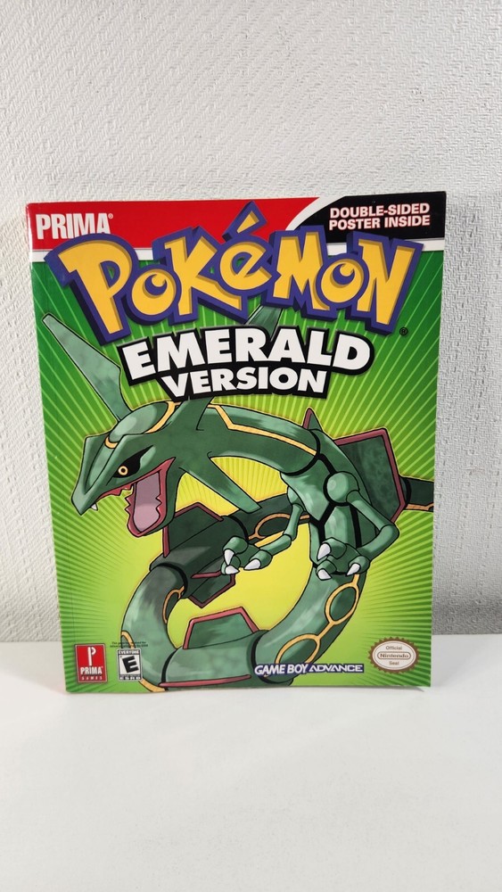 Pokemon Emerald Version - GBA - Prima's Official Guide No Posters Game Boy
