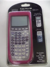 TI-84 Plus SE Hot Pink Silicone Protective Skin