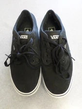 VANS black canvas skateboard shoes  Mens 9.5 (eur 42.5)