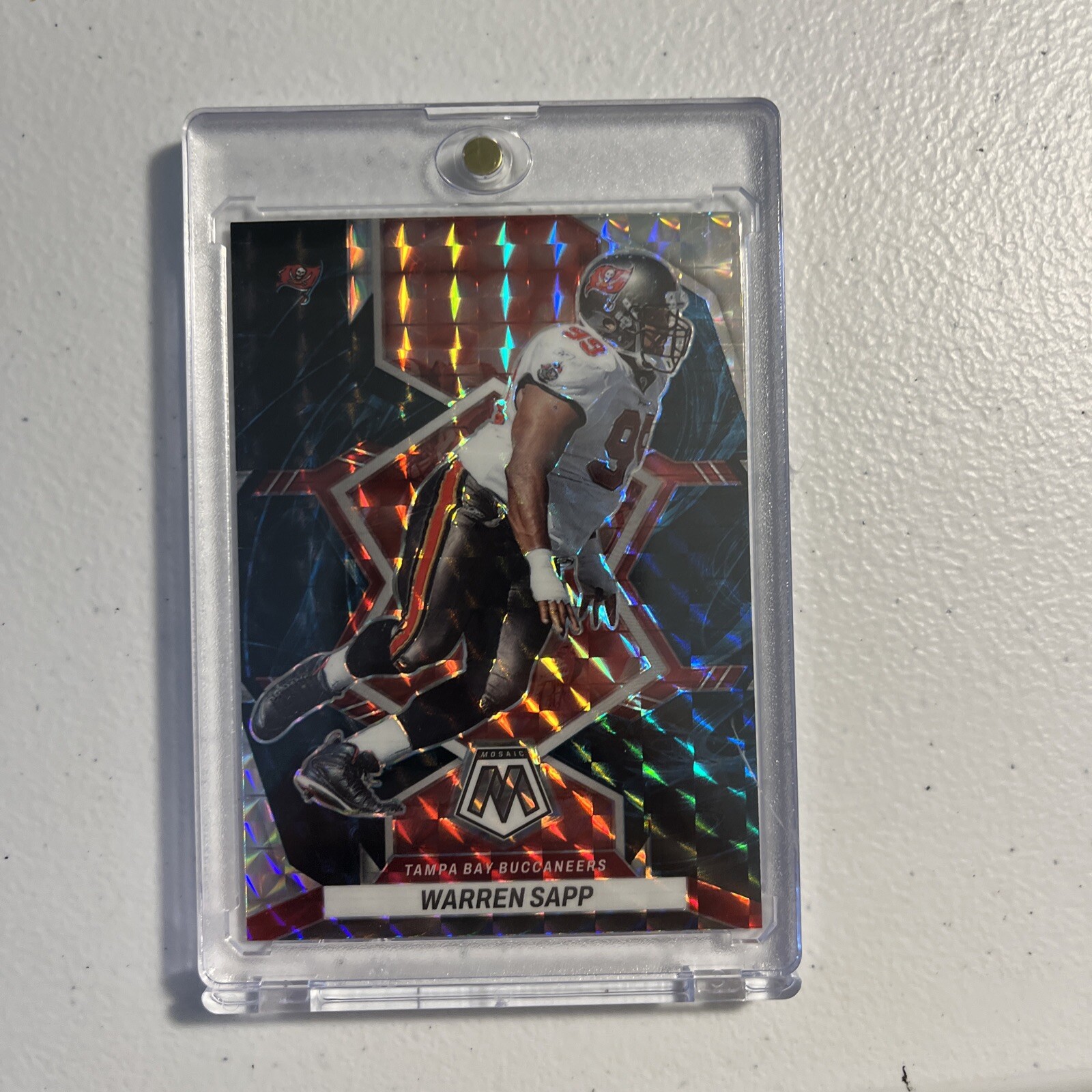 2022 Panini Mosaic - Genesis Mosaic Prizm #239 Warren Sapp