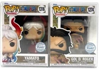 Funko Pop! One Piece Yamato 1316 & Gol D Roger #1274 SE Set of 2 with Protectors
