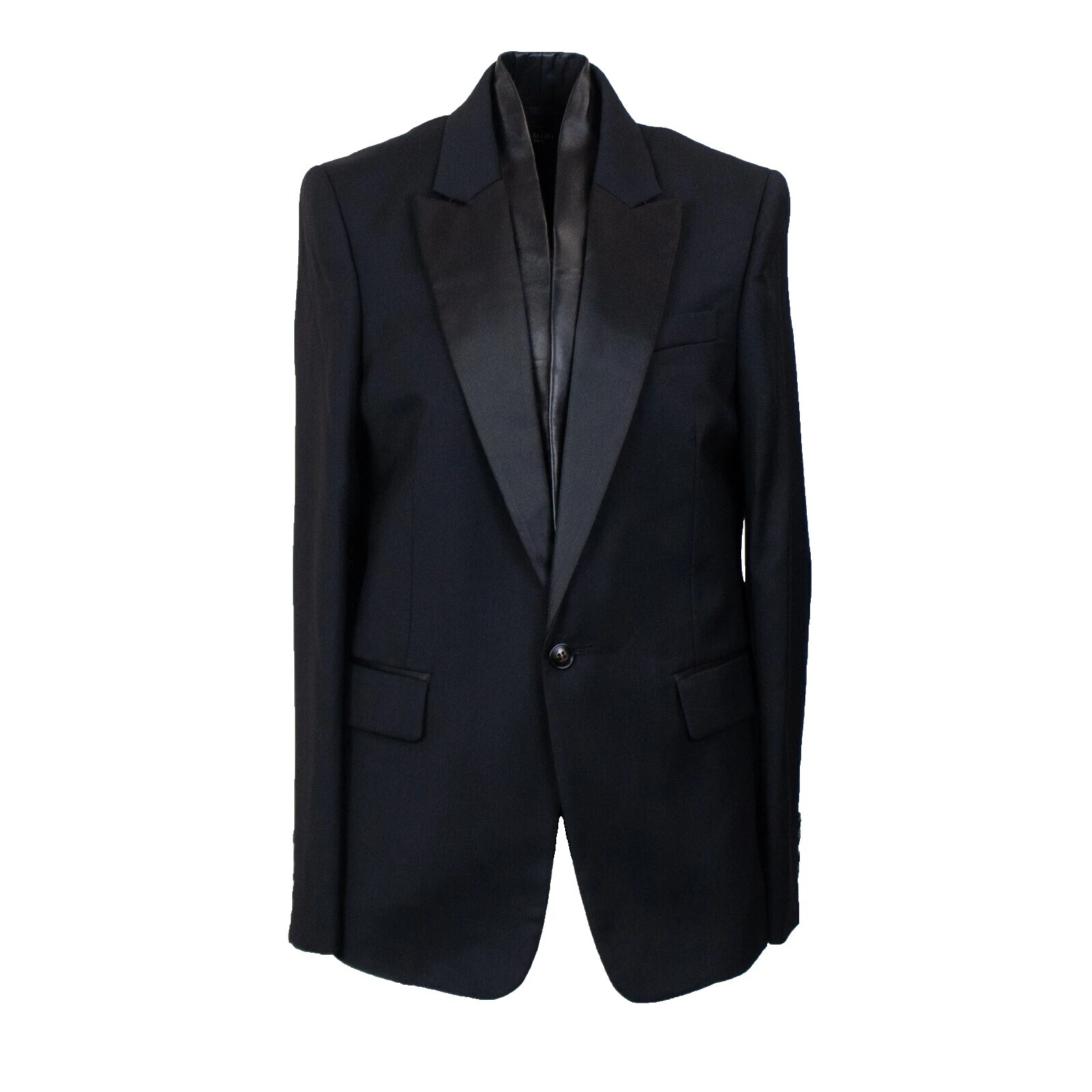 Solid Wool Blazers for Men