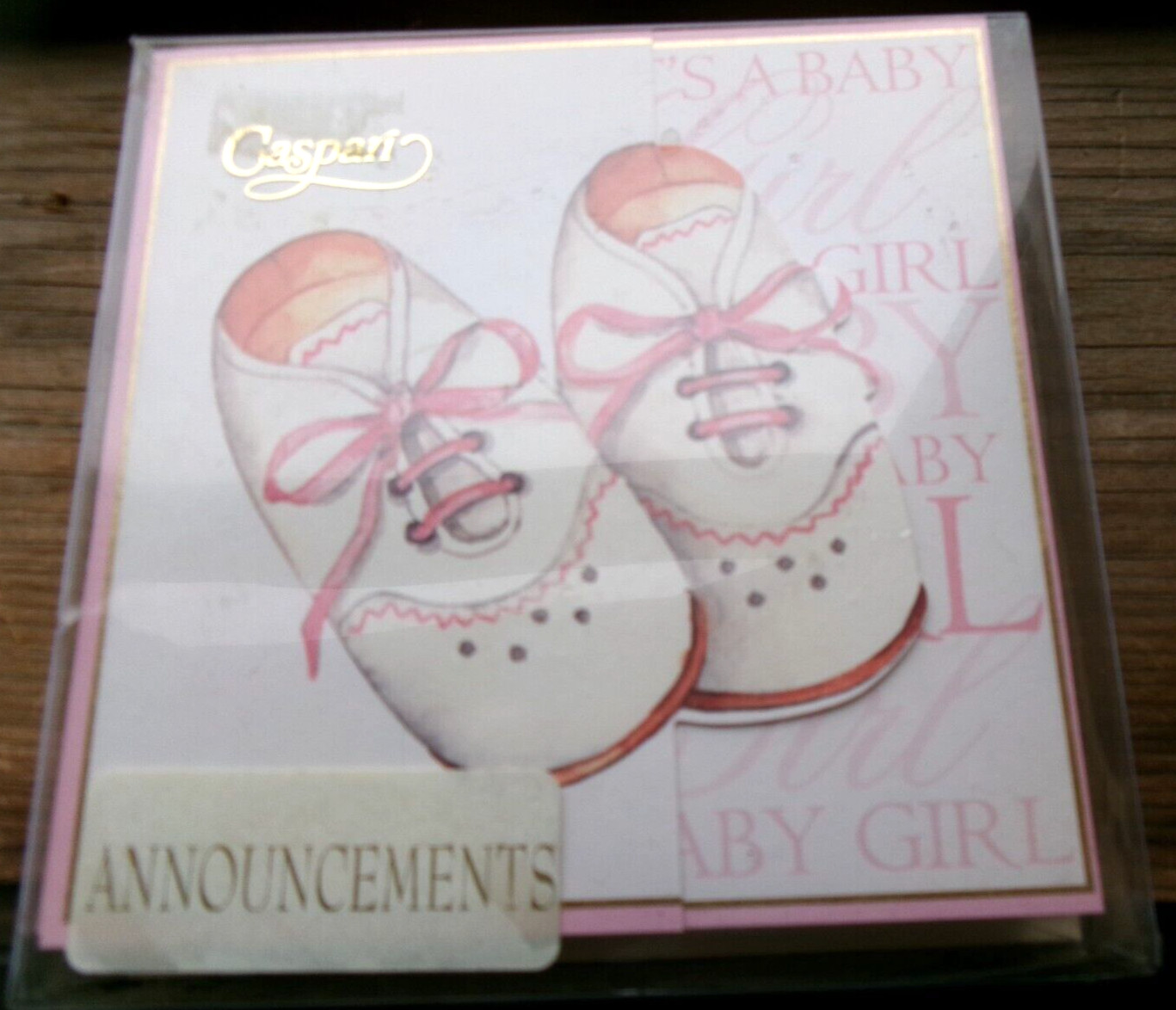 Announcements Cards W/ Envelopes Of4