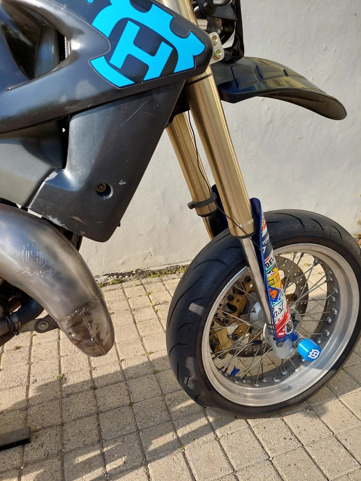 Tamponi Ruota Protezione Slider 3D Husqvarna Sm Wr Wre 125 250 450 510 701 - Immagine 2 di 4