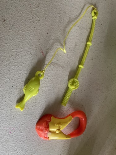 Fisher Price Loving Family Dollhouse Kayak Canoe Paddles Fishing Rod Bucket Vest - Picture 2 of 4