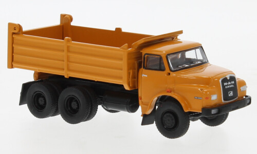 Brekina 78104 - 1/87 MAN 26.280 DHAK, Orange/Black, 1972 - New