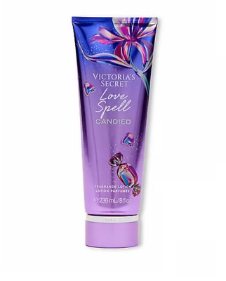 VICTORIA S SECRET LOVE SPELL CANDIED FRAGRANCE BODY LOTION CREAM 8 oz New