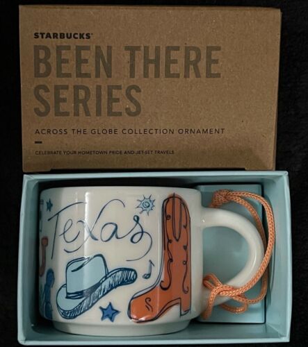 NEW Starbucks Been There Series TEXAS Ornament 2 oz. Mug