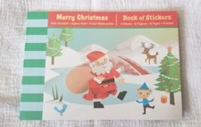 CHRISTMAS STICKERS MERRY CHRISTMAS 8 PAGES OF STICKERS