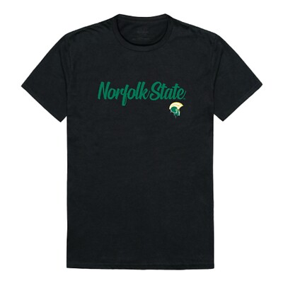 Norfolk State University Spartans NSU NCAA Cotton Script Tee T Shirt  