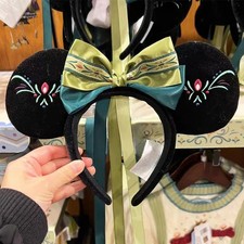 Disney Parks Headband Frozen Anna Fantasy Springs Green Minnie Mouse Ear US