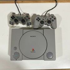 Sony PlayStation 1 Console PS1 Tested W/ Controllers AV Power Cable SCPH-9001