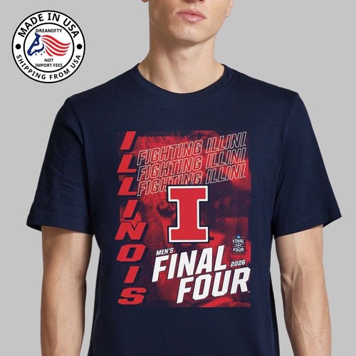 Illinois Fighting Illini 2026 NCAA Men's Basketball March Madness Sport T-Shirt