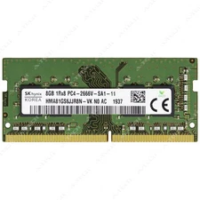 Hynix 8GB DDR4 2666 MHz PC4-21300 1Rx8 SODIMM Laptop Memory RAM HMA81GS6JJR8N-VK