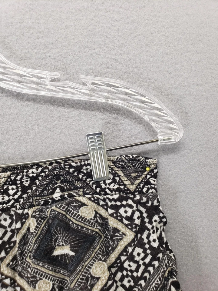 Pantalones Cortos Forever 21 Para Mujer XS Estampado Geométrico Rayón Boho Festival Verano Informales Foto 3 de 4