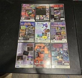 Sega Saturn Game Lot & Console
