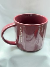 Starbucks Ceramic 2013 Coffee Mug 14 oz Maroon Burgundy Red #4097-449