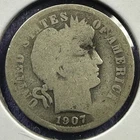 1907 10C Barber Dime (88857)