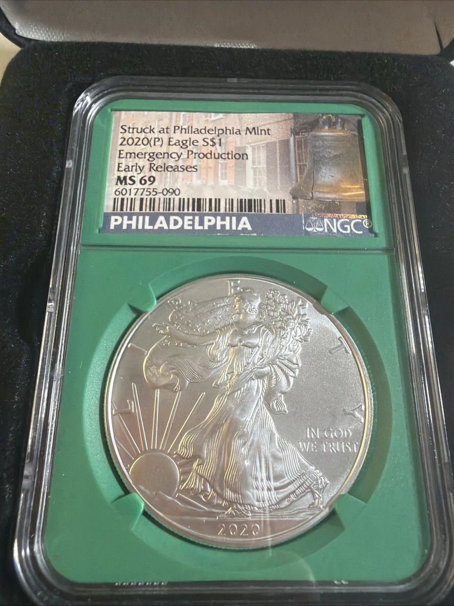 American Eagle MS 69 Graded 2020 Silver Bullion Coins for sale | eBay