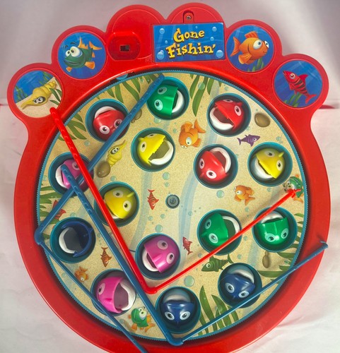 Gone Fishin' - Rotating Fishing Game - Kids Battery Operated Toy - Complete