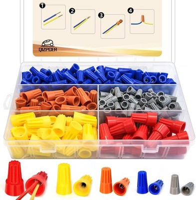 330 Pcs Wire Connectors Electrical Terminals Nuts Kit Twi Number of Items: 330